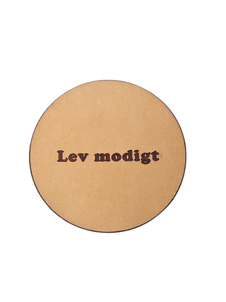 "Lev modigt" Glasunderlägg