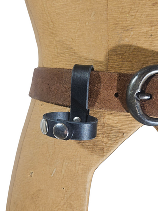 Hållare med dubbel tryckknapp