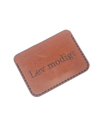 "Lev modigt" Korthållare