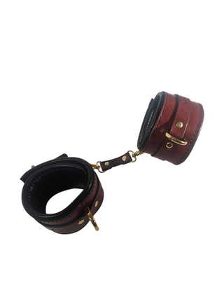 Ankle cuffs Red/black