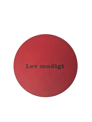 "Act bravely" Glass Coaster