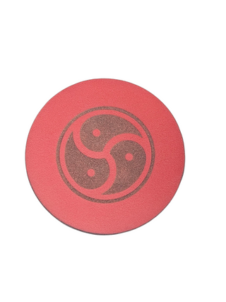 "BDSM Triskelen" Glass Coaster