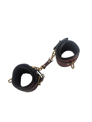 Ankle cuffs Red/black